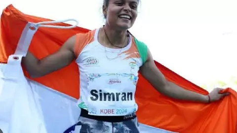 Asian Para Games 2026: सिमरन ने 100 और 200 मीटर रेस में जीता गोल्ड, यूपी का बढ़ाया मान Asian Para Games 2026: सिमरन ने 100 और 200 मीटर रेस में जीता गोल्ड, यूपी का बढ़ाया मान