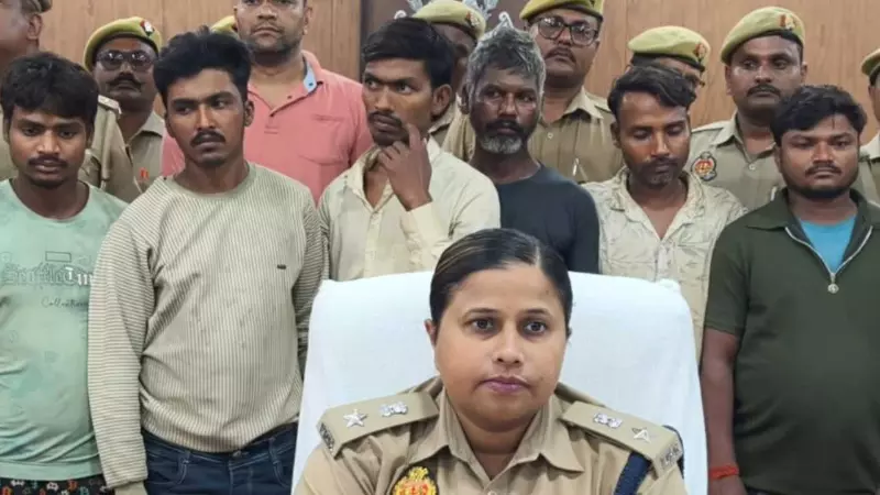 Eight thieves of Kharwar gang arrested Eight thieves of Kharwar gang arrested