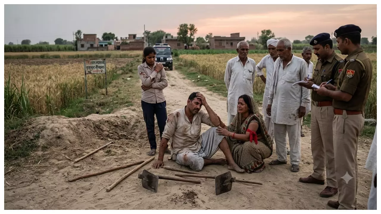 खेत का रास्ता काटने पर बवाल: हापुड़ में दबंगों ने किसान को लहूलुहान किया, जान से मारने की दी धमकी खेत का रास्ता काटने पर बवाल: हापुड़ में दबंगों ने किसान को लहूलुहान किया, जान से मारने की दी धमकी