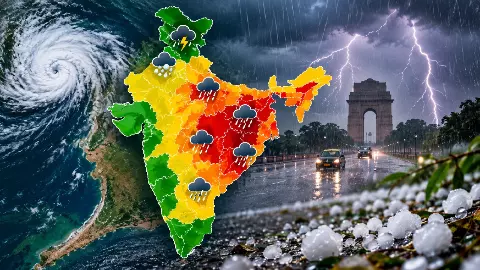 अर्नब के असर से अगले 48 घंटे देश के कई राज्यों में भारी बारिश का खतरा, दिल्ली से पटना तक बदलेगा मौसम अर्नब के असर से अगले 48 घंटे देश के कई राज्यों में भारी बारिश का खतरा, दिल्ली से पटना तक बदलेगा मौसम