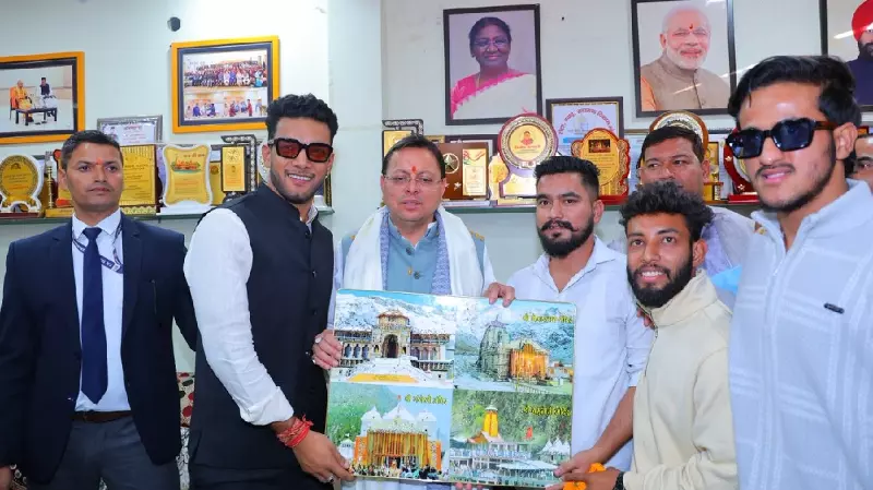 सीएम धामी मलेथा के भाजपा कार्यालय पहुंचे, स्थानीय लोगों और पार्टी प्रतिनिधियों से किया संवाद