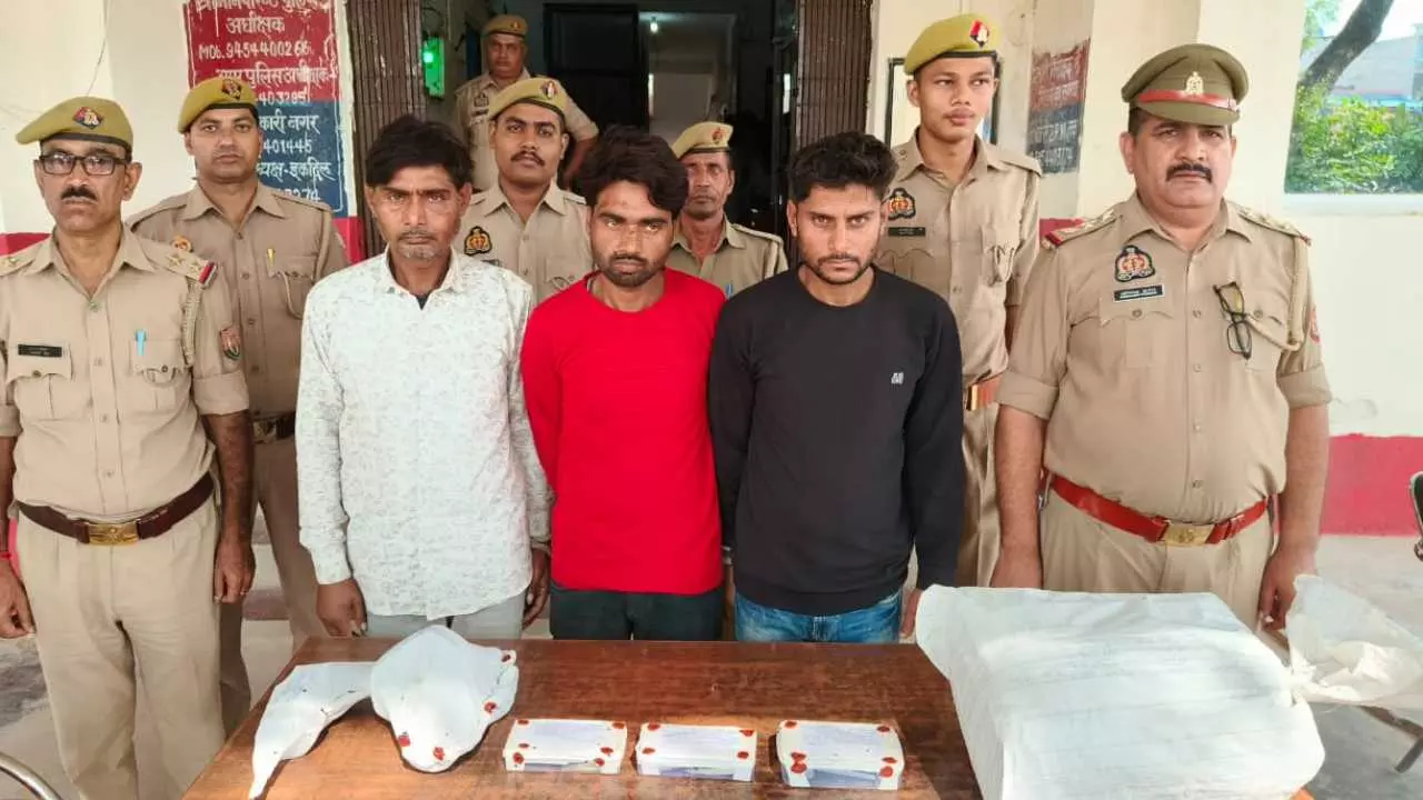 Theft revealed in 48 hours, three accused arrested