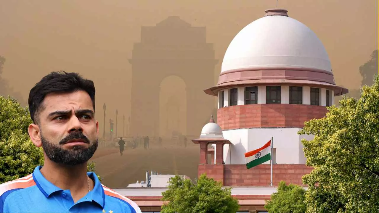 अब दिल्ली का प्रदूषण दूर करेंगे विराट कोहली! पटाखों के बैन पर सुप्रीम कोर्ट ने सुझाव के साथ कहा- आदेश मानता कौन है? अब दिल्ली का प्रदूषण दूर करेंगे विराट कोहली! पटाखों के बैन पर सुप्रीम कोर्ट ने सुझाव के साथ कहा- आदेश मानता कौन है?