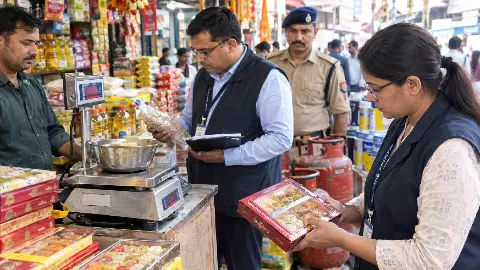 त्योहारों पर योगी सरकार का सख्त एक्शन, मिठाई से लेकर LPG सिलेंडर तक होगी जांच; घटतौली पर शिकंजा