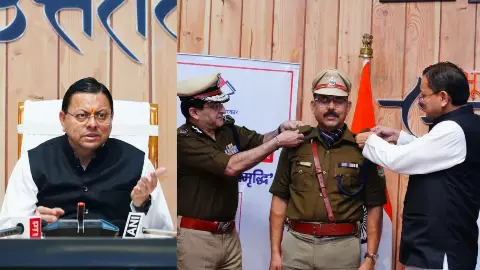 उत्तराखण्ड पुलिस की बदली पहचान, नए ध्वज और प्रतीक चिह्नों का सीएम धामी ने किया अनावरण