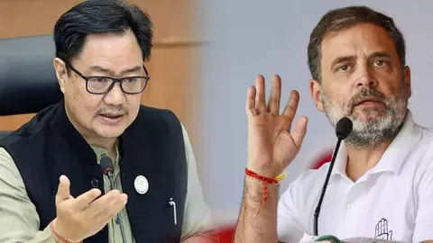 SIR विवाद: दिल्ली महारैली से पहले किरेन रिजिजू ने कांग्रेस से पूछे 5 सवाल; राहुल गांधी को दी  चुनौती