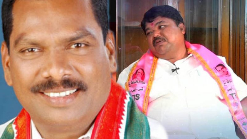 two top telangana rashtra samithi leaders join congress : newstrack