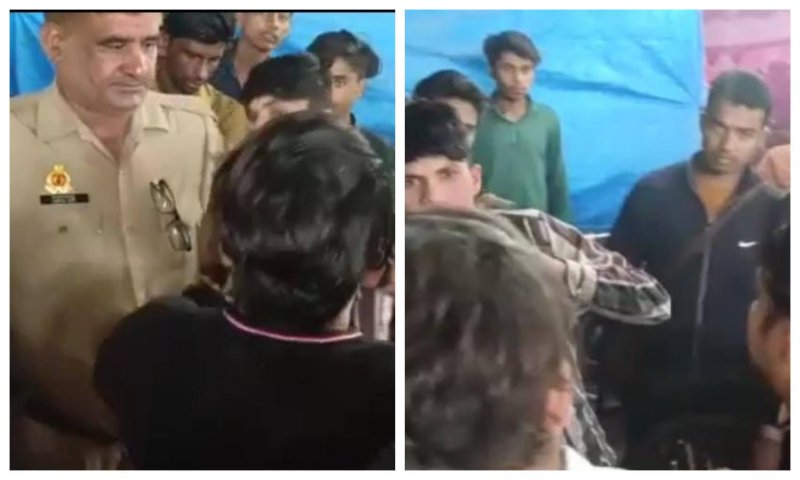 Bulandshahr News: दबंग किशोर को पीटते रहे, पुलिसकर्मी मूकदर्शक खड़ा देखता रहा, वीडियो वायरल