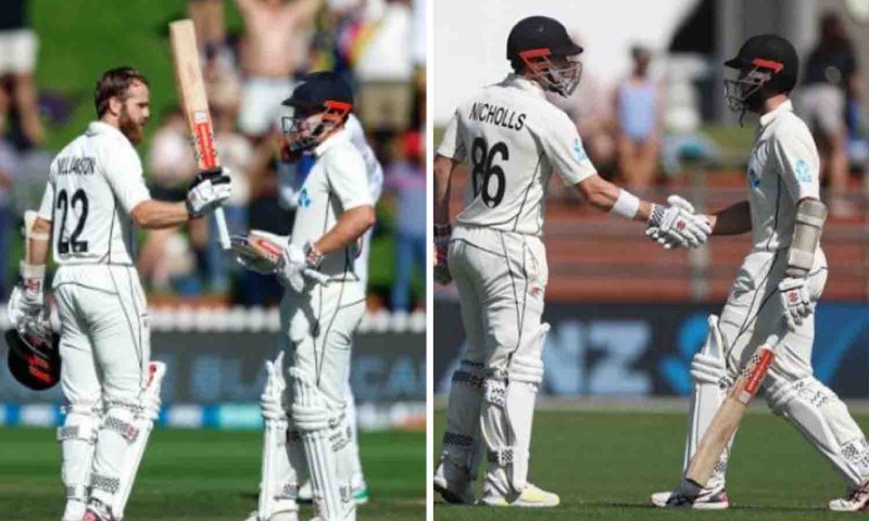 श्रीलंका के खिलाफ दूसरे टेस्ट में केन विलियमसन ने जड़ा दोहरा शतक, निकोल्‍स के साथ की रिकॉर्ड साझेदारी