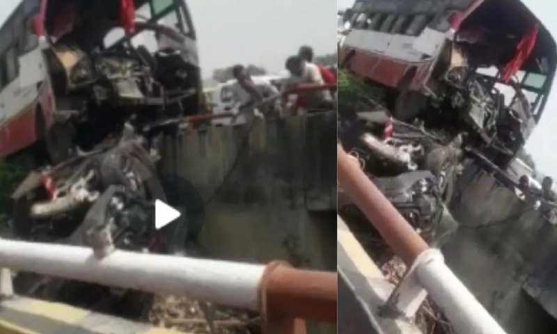 Noida Accident: नोएडा एक्सप्रेस-वे पर मर्सिडीज कार और रोडवेज बस की टक्कर, 15 लोग घायल