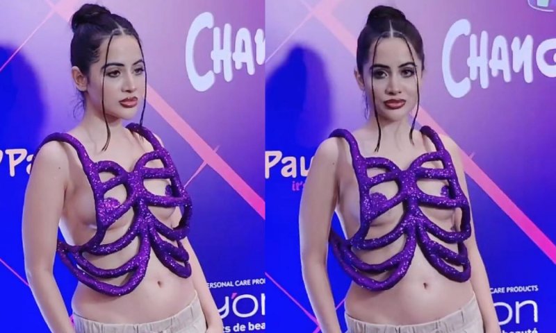 After safety pin, now Urfi Javed wore such a dress, seeing people said -  'she will not improve' | NewsTrack English 1