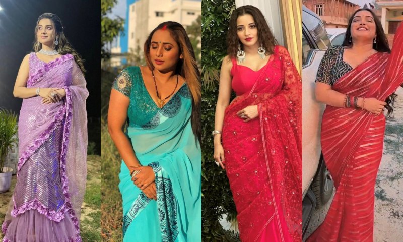 Bhojpuri Actresses: साड़ी में गर्दा उड़ाने वाली भोजपुरी हसीनाओं से मिलिए, देखते ही रह जाएंगे तस्वीरों को