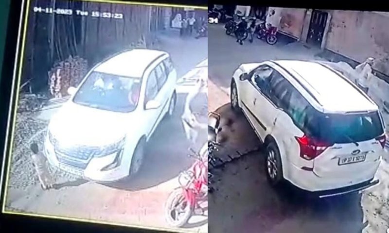 Hapur News: सड़क पर खेल रहे मासूम को कार चालक ने रौंदा, सीसीटीवी फुटेज में कैद हुई बच्चे की मौत की लाइव तस्वीर