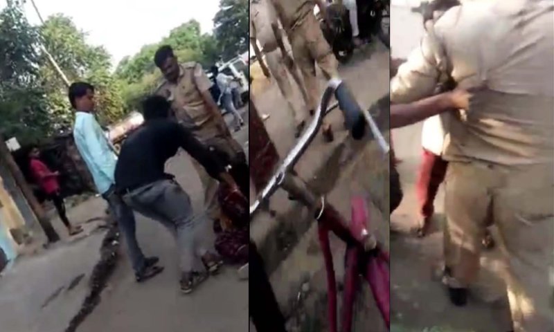 Kanpur News:...और जब पुलिसवाले को ही पीटने लगे लोग, पति-पत्नी और वो का मामला, वीडियो हो रहा वायरल