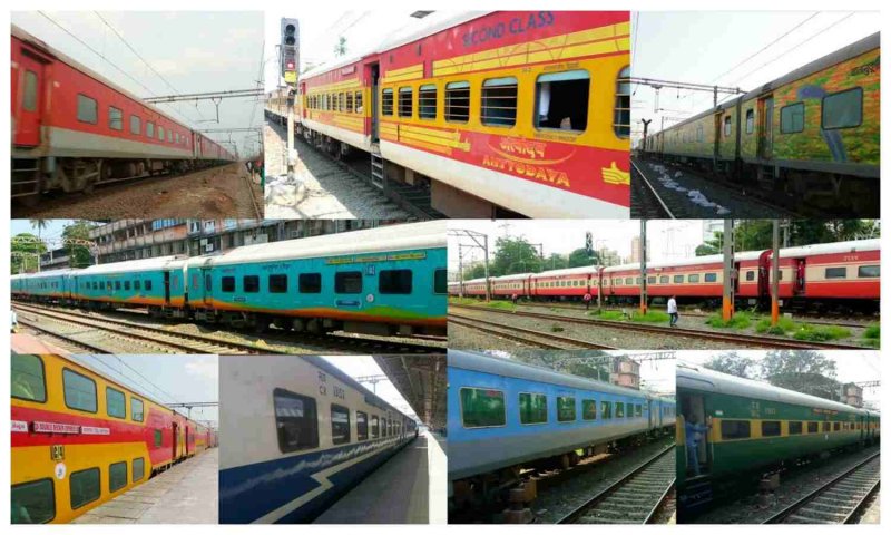 Indian Train Colour Code: रेलवे आखिर क्यों रखता हर ट्रेनों के डिब्बों का अलग रंग, जानें इसकी असली कहानी