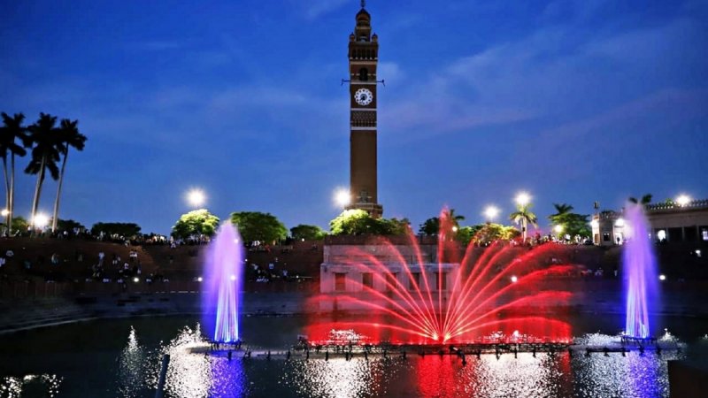 lucknow tourist attraction hussainabad clock tower timings location ...