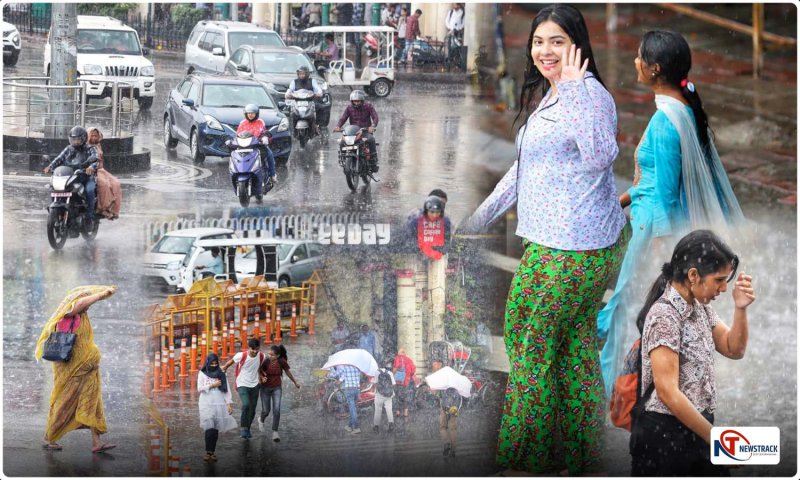 Lucknow Weather Today: लखनऊ में झमाझम बारिश, गर्मी में ठंड का एहसास...मौसम हुआ सुहाना
