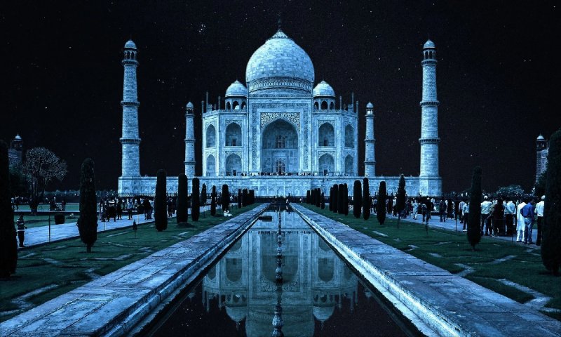 Taj Mahal Night View: दिन ही नही रात के समय भी शानदार दिखता है ताजमहल, और भी बढ़ जाती है खूबसूरती
