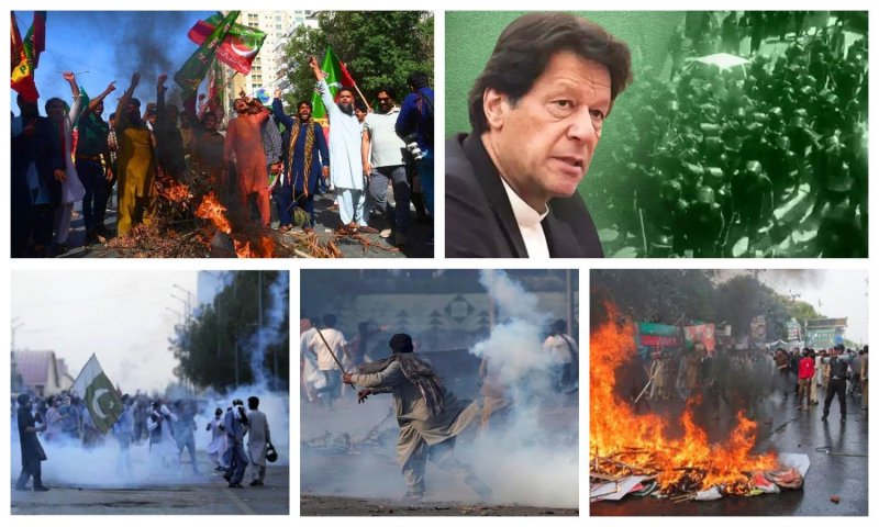 Imran Khan Arrest Update: पाकिस्तान में भड़की हिंसा, एयरबेस पर विमान और ISI ऑफिस फूंका, देश में धारा- 144 लागू, देखें पल-पल की अपडेट