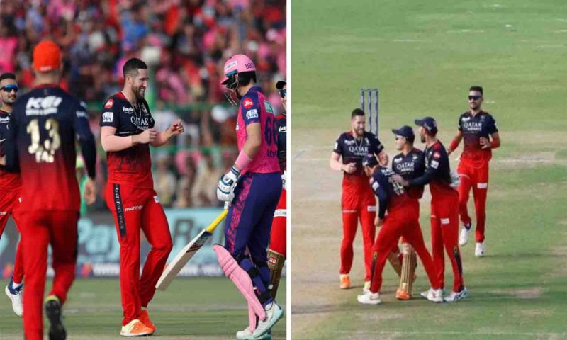 RR vs RCB: राजस्थान रॉयल्स की पूरी टीम 59 रनों पर हुई ढेर, आरसीबी ने 112 रनों से जीता मुकाबला