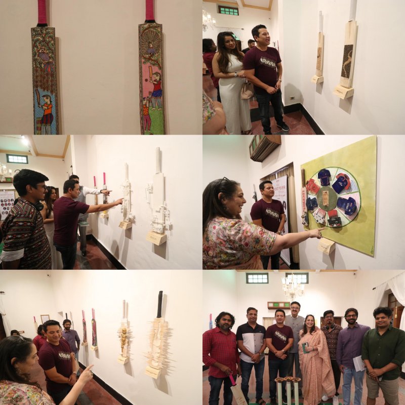 Four Day Art Camp: क्रिकेट फीवर… बैटी आर्ट  चार दिवसीय अखिल भारतीय कला शिविर, पहुंचे पीयूष चावला