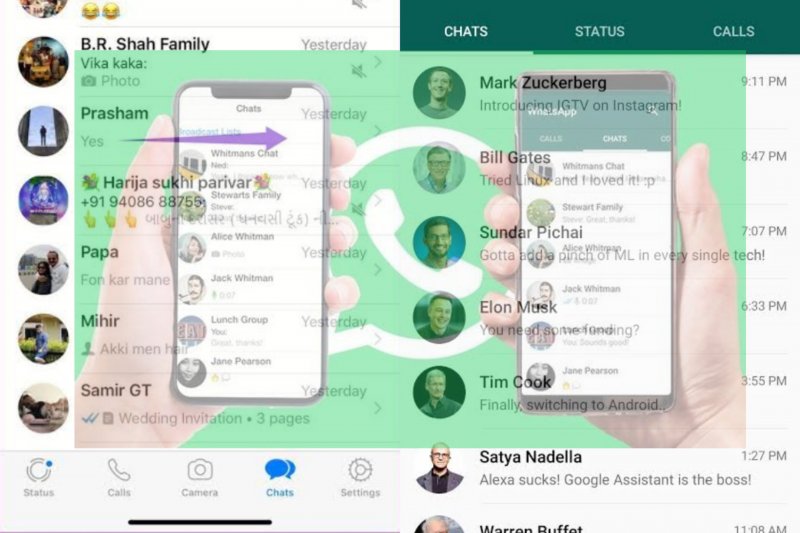 WhatsApp Update: अब एंड्रॉइड में भी आईफोन जैसा दिखेगा WhatsApp का लुक