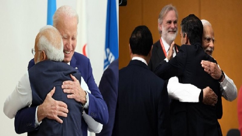 G7 summit: हिरोशिमा में दिखी PM मोदी-जो बाइडेन और ऋषि सुनक की दोस्ती, यूं लगाया गले कि देखती रह गई दुनिया