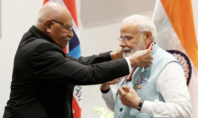 PM Modi: PM मोदी को दिया फिजी-पलाऊ ने देश का सर्वोच्च अवॉर्ड,  प्रशांत द्वीपों को मिला भारत के समर्थन का वादा
