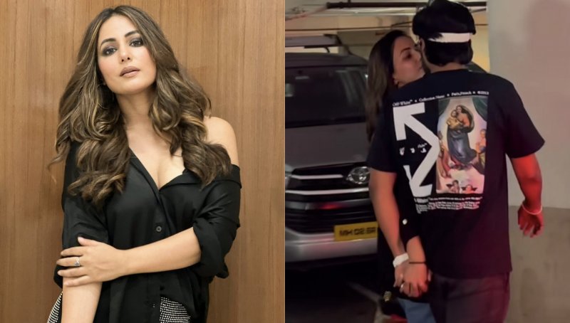 Hina Khan: हिना खान ने सरेआम अपने बॉयफ्रेंड को किया लिपलॉक किस, सामने आया होश उड़ा देने वाला वीडियो