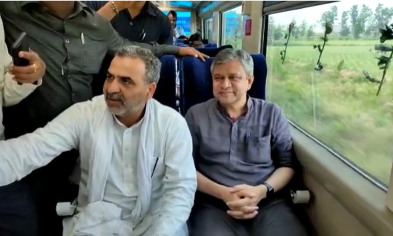 Saharanpur News: वंदे भारत ट्रेन जोरदार स्वागत, 29 मई से होगा नियमित संचालन