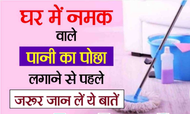 Home Vastu Tips: क्या वाकई नमक के पानी से पोछा लगाने से घर में आती है समृद्धि, सही समय पर इसे लगाने से भाग जाएगी नकारात्मकता