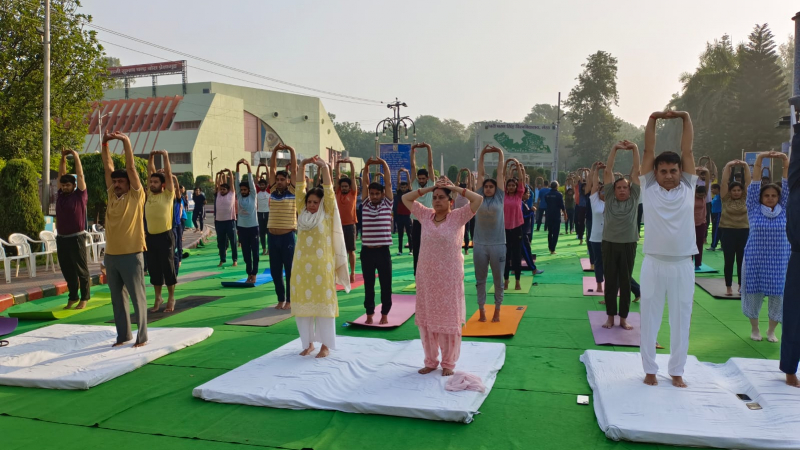 Meerut News: दैनिक दिनचर्या में शामिल करें योग- रहेंगे निरोग, योग जागरूकता का आयोजन
