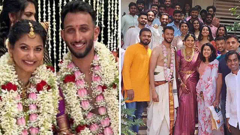 Prasidh krishna Wedding: ऋतुराज गायकवाड़ के बाद इस तेज गेंदबाज रचाई शादी, सोशल मीडिया पर छा गई तस्वीर