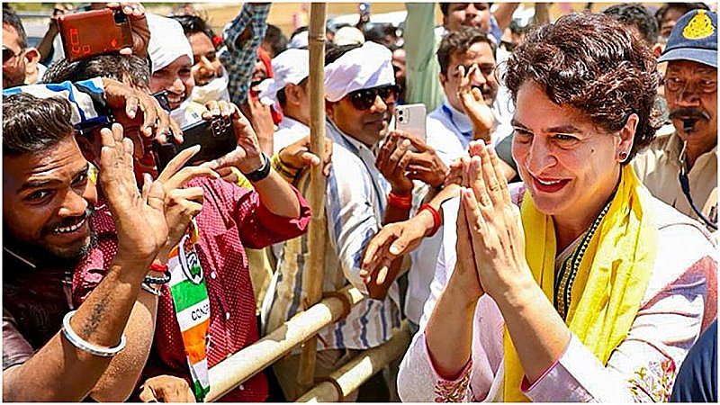 Priyanka Gandhi in Jabalpur: MP में चुनाव प्रचार का शंखनाद , प्रियंका गांधी बोलीं सरकार बनी तो लागू होगी पुरानी पेंशन