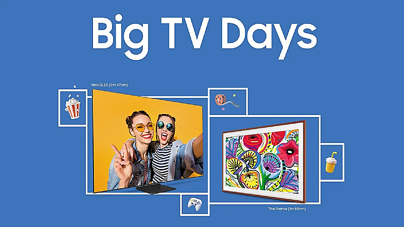 Samsung Big TV 2023 Sale: सैमसंग बिग टीवी पर मिल रहा है 20,000 रुपये तक का कैशबैक, साथ ही मिलेगा फ्री स्मार्टफोन