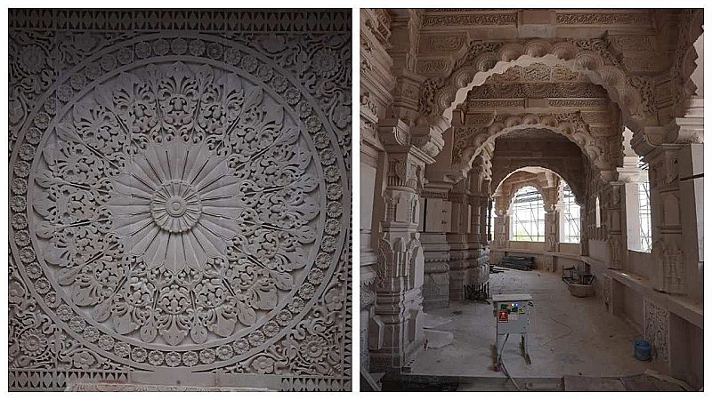 Ram Mandir Photos: आ गई अयोध्या के राम मंदिर के अंदर की तस्वीरें, करीब से देखें