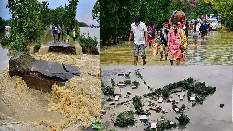 Assam Flood: असम में बाढ़ ने मचायी भीषण तबाही, 80 हजार से अधिक लोग प्रभावित, भारी बारिश की भविष्यावणी ने बढ़ाई चिंता