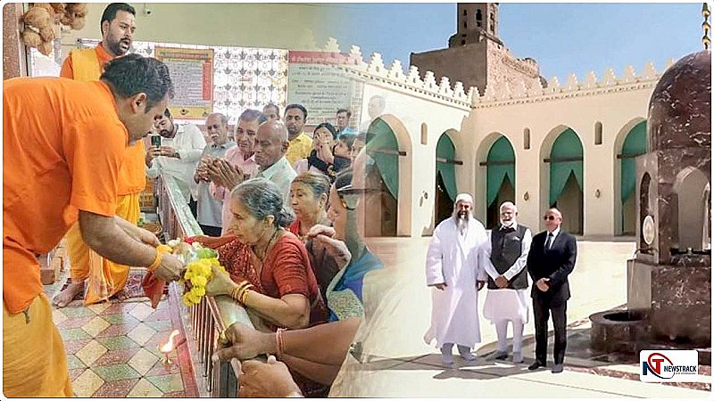 PM Modi Wife: 11वीं सदी की मस्जिद में पहुंचे पीएम मोदी, उधर पत्नी ने भगवान शिव के दरबार में लगाई हाजिरी