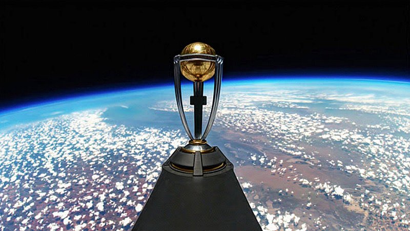 ICC Cricket World Cup 2023: विश्व कप की ट्रॉफी पृथ्वी से 120,000 फीट ऊपर समताप मंडल में की गई लॉन्च
