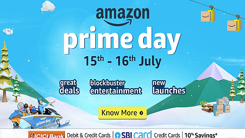 Amazon Prime Day Sale: 15-16 जुलाई को ऐमज़ॉन पर प्राइम डे सेल होगी शुरू, जाने सभी बैंक ऑफर और जबरदस्त डील्स