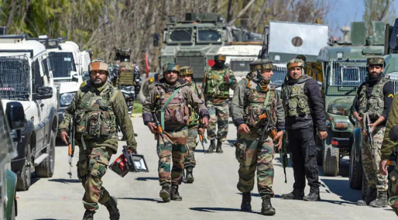 Five foreign terrorists killed in Kashmir