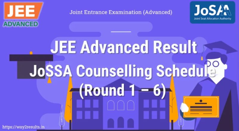 Counselling starts after JEE Advance results