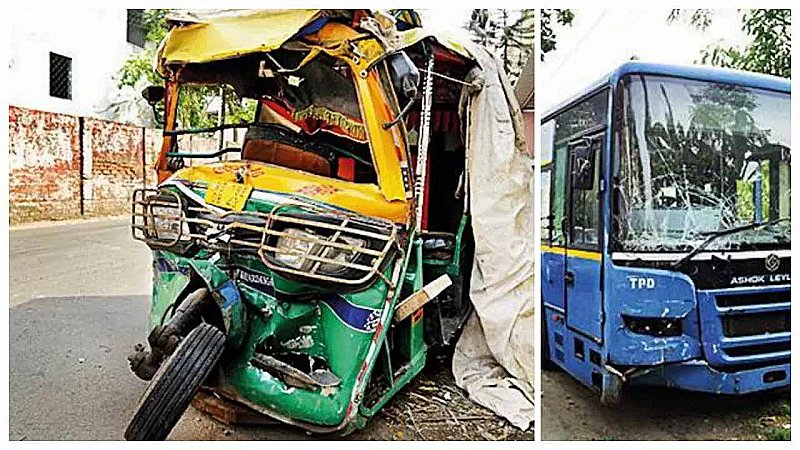 Sonbhadra News: रोडवेज बस की टक्कर से ऑटो सवार महिला की मौत, दो मासूमों सहित आठ घायल, चार गंभीर