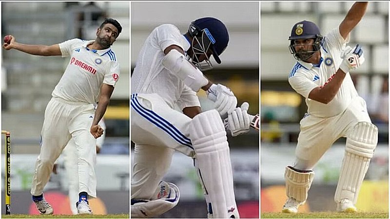 India vs West Indies 1st Test: पहले दिन ही बैकफुट पर वेस्टइंडीज,अश्विन का पंजा,डेब्यू टेस्ट में यूपी के यशस्वी ने दिखाया दम