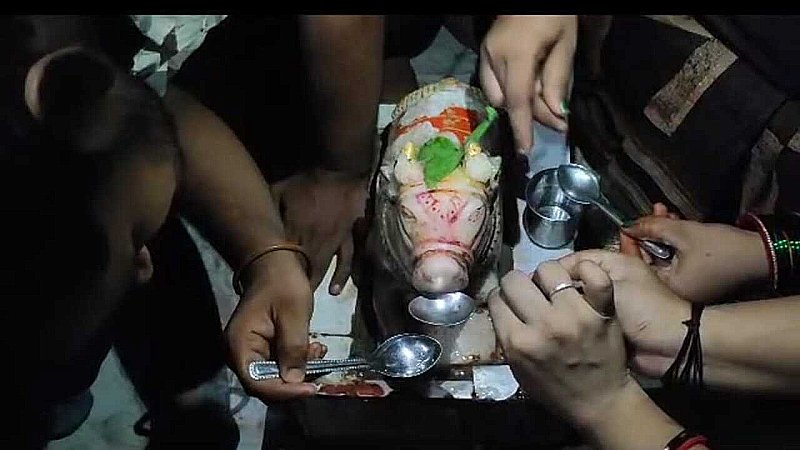 Varanasi News: नंदी के दूध पीने की चर्चा से मंदिर में उमड़ी भीड़, दिखा कुछ ऐसा कि भक्त हुए हैरान