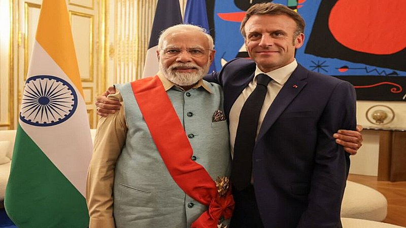 फ्रांस ने बढ़ाया PM Modi का मान, सर्वोच्च नागरिक सम्मान लीजन ऑफ ऑनर पाने वाले पहले भारतीय प्रधानमंत्री बने