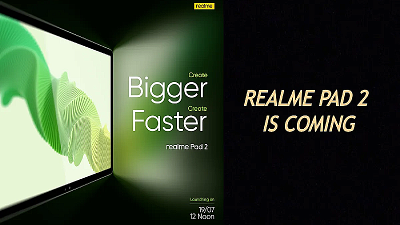 Realme Pad 2 Launch Date: 19 जुलाई को लॉन्च होगा Realme Pad 2, सामने आई फ्लिपकार्ट उपलब्धता