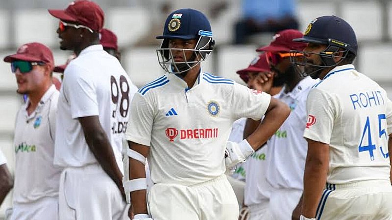 IND vs WI 2nd Test Match 1st Day: भारत ने पहले दिन बनाए 288 रन, साझेदारी में 100 का आंकड़ा पार