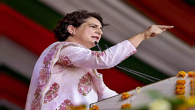 Priyanka Gwalior Rally:प्रियंका गांधी का पीएम मोदी और शिवराज पर बड़ा हमला, मणिपुर, सीधी पेशाब कांड और घोटालों पर घेरा