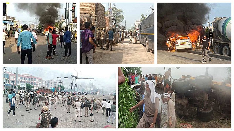 haryana news violence and clash between two groups in mewat many people  injured in stone pelting Latest News in Hindi, Newstrack Samachar, Aaj Ki  Taja Khabar | Haryana: मेवात के बाद सोहना